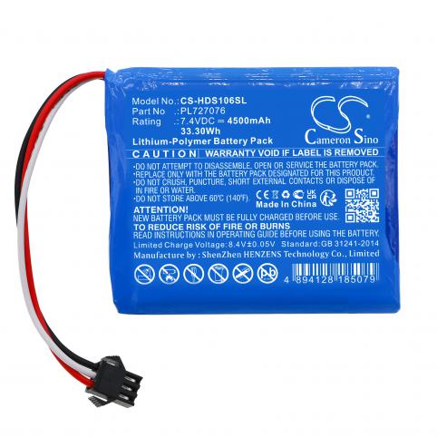 Pl727076 dso 1062b batteria appareil de mesure hantek