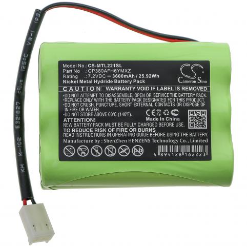 Batteria per mettler gp380afh6ymxz toledo ind221