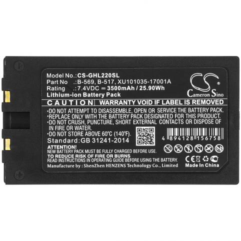 Batteria dispositivo di misura graphtec gl900e 8
