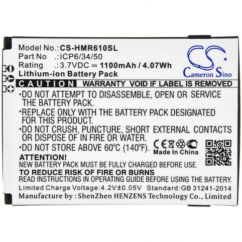 Batteria  humanware icp6 34 50 smartview versa