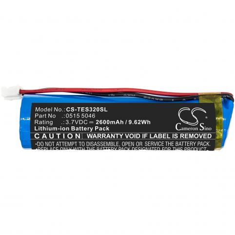 Batteria per testo 0515 5046 320 combustion analyzer