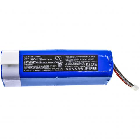Batteria  ecovacs s10-li-144-5200 deebot t8