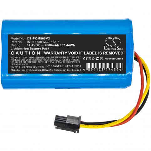 Batteria aspirapolvere proscenic m8