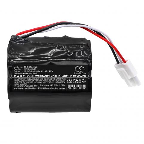 Inr18650x25 fc6401 batteria aspirapolvere philips