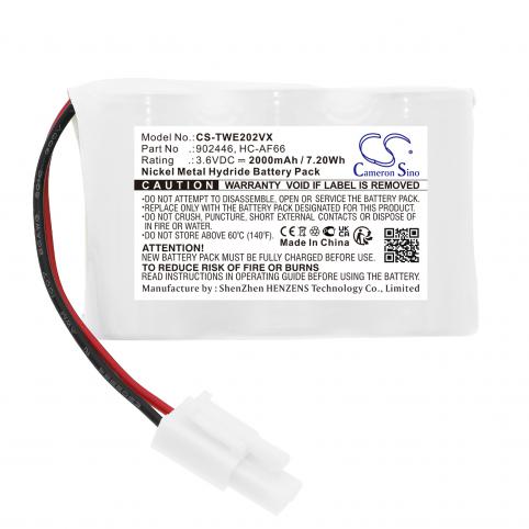 Batteria  twinbird 902446 hc-e202