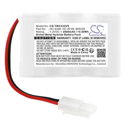 Batteria  twinbird hc-4326 hc-4326p