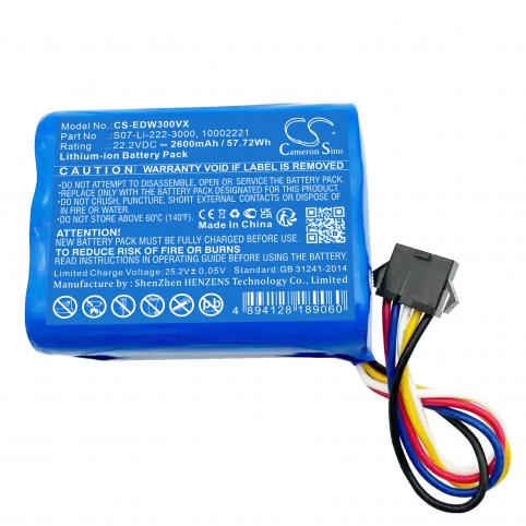 Batteria per ecovacs s07 li 222 3000 winbot x