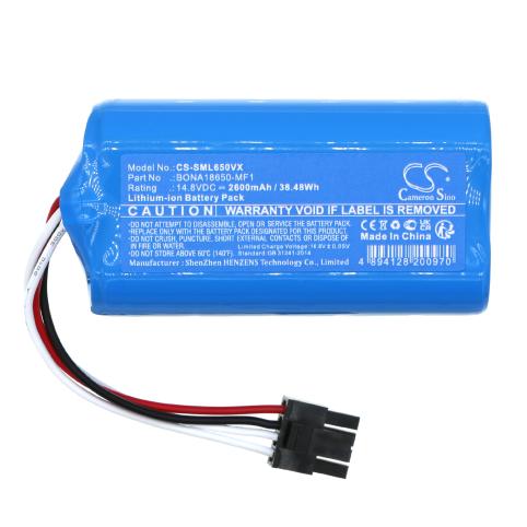 Batteria aspirapolvere symbo laserbot 650
