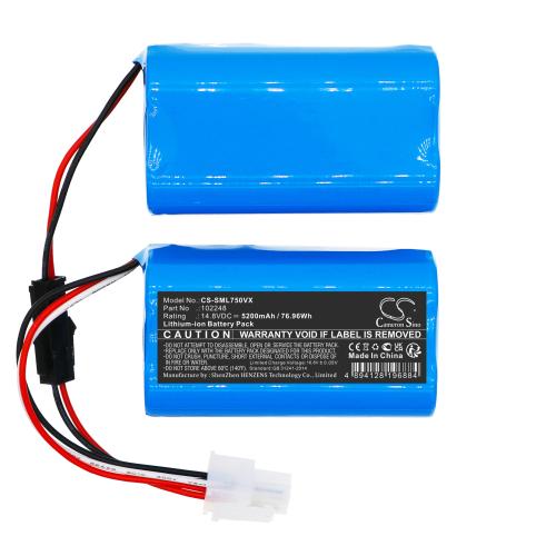 Batteria aspirapolvere symbo laserbot 750