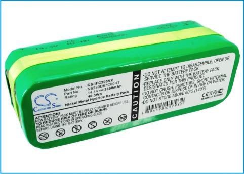 Batteria per aspirapolvere infinuvo cleanmate qq2 lt
