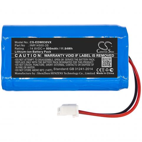 Inr14500 3s w830 batteria aspirapolvere ecovacs