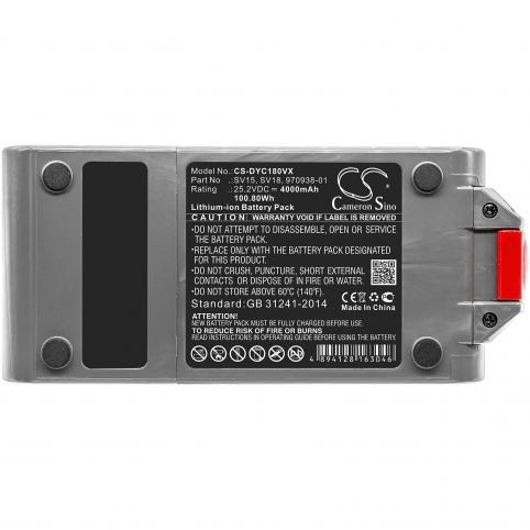 Batteria aspirapolvere dyson sv27 sv11