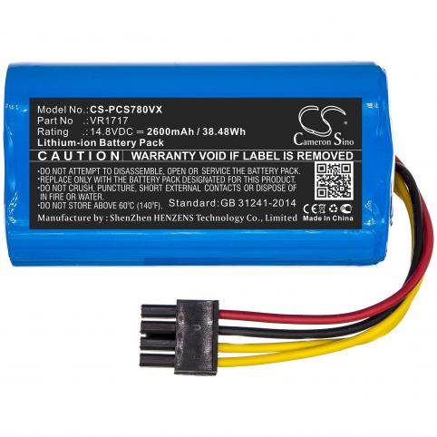 Batteria per proscenic vr1717 cocoa smart 780t
