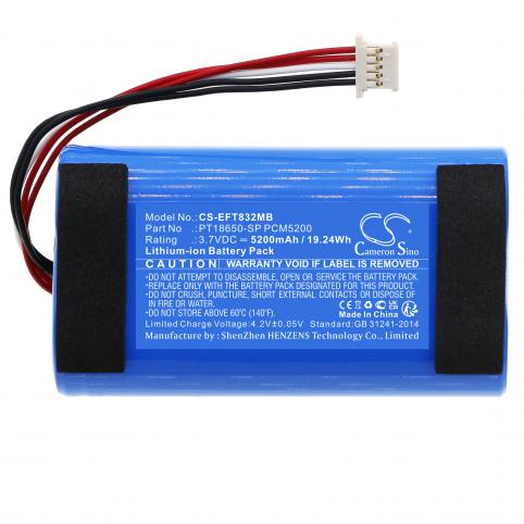 Batteria per eufy pt18650 sp pcm5200 spaceview pro bab