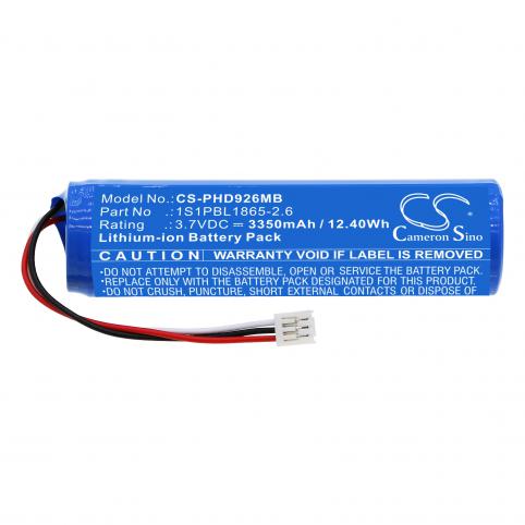 Batteria per philips 1s1pbl1865 2.6 avent scd923p
