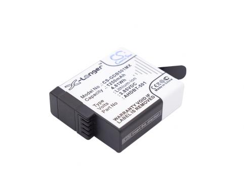 Batteria telecamera imbarcato gopro chdhx 501