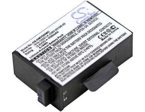 Batteria per garmin 010 12521 40 virb 360