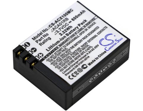 Batteria per activeon aca01rb cx