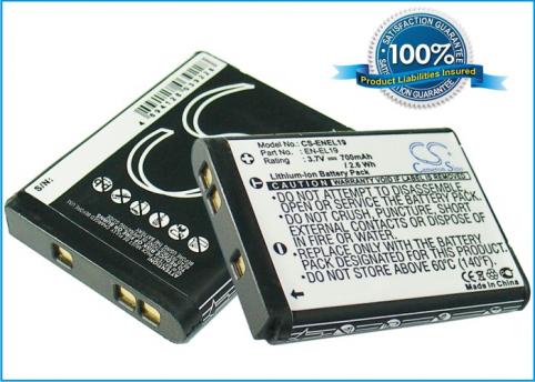 Batteria per nikon coolpix a100