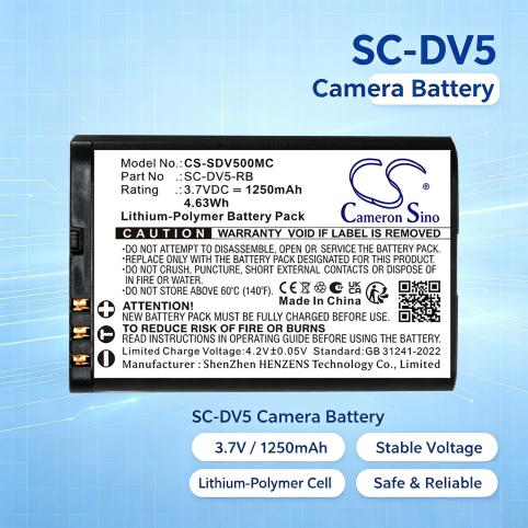 Batteria  patroleyes sc-dv5-rb sc-dv5