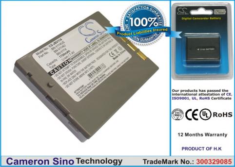 Batteria per videocamera jvc gr dvp7a bk