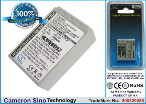 Batteria videocamera casio exilim pro ex f1