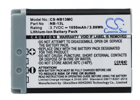 Batteria  canon nb-13l powershot g7x