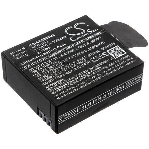 Acc d90 d90 batteria videocamera aee