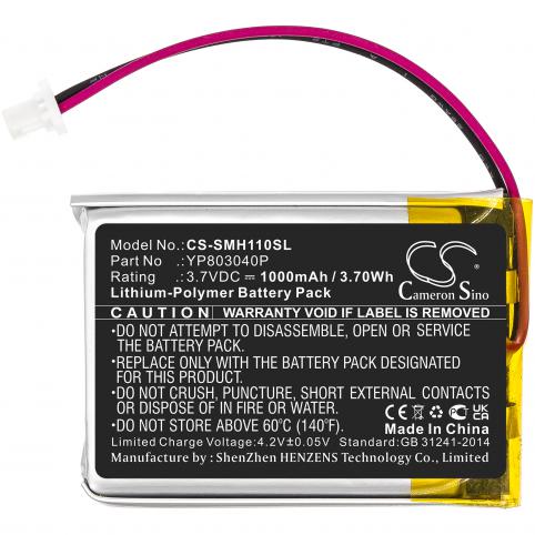 Batteria casco senza fil sena 10c
