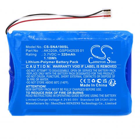 Batteria casco senza fil snom a190