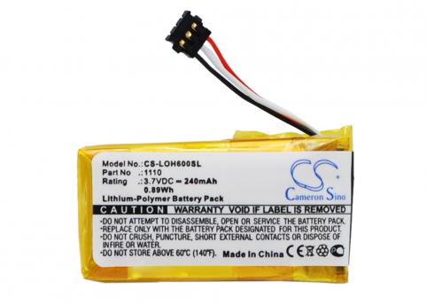 Batteria casco senza fil logitech h600
