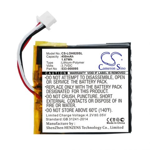 Batteria casco senza fil logitech h820e