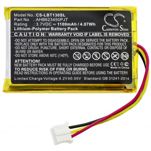 Batteria casco senza fil listen technologies audio guide