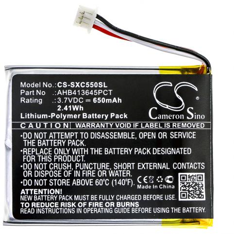 Batteria  sennheiser ahb413645pct pxc 550