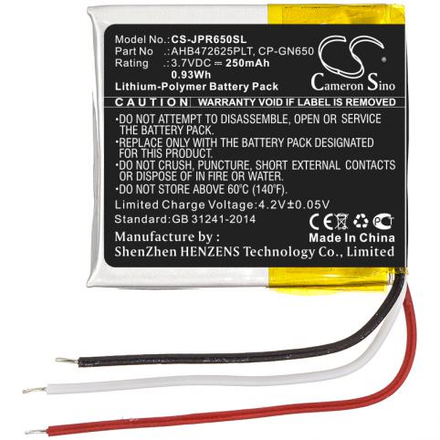 Batteria casco senza fil jabra evolve 80
