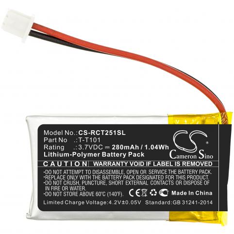 Batteria casco senza fil rca 25270