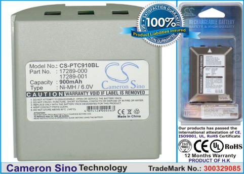 Batteria guidare codice asta telxon ptc910c