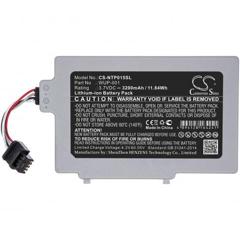 Batteria console giochi nintendo wii u gamepad wup 001