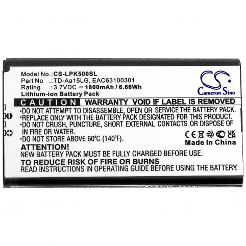 Batteria incinta lg np5550br