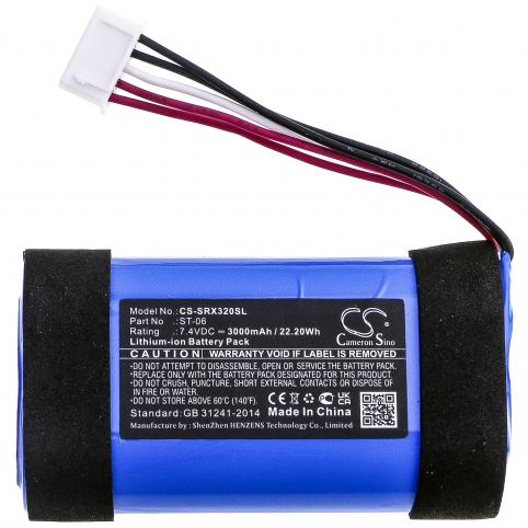 Batteria  sony st-06 srs-xb31