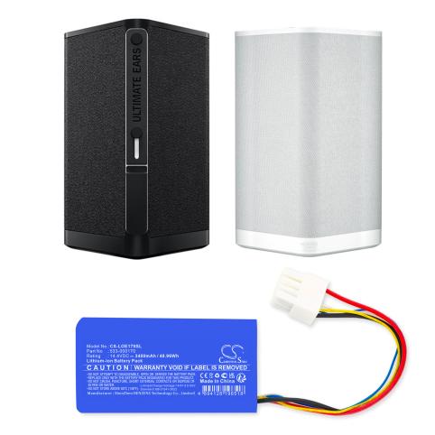 Batteria per logitech 533 000170 ultimate ears hyperbo