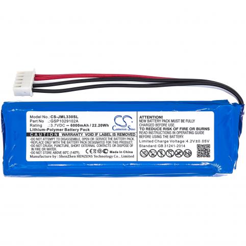 Batteria per jbl gsp1029102a charge 3