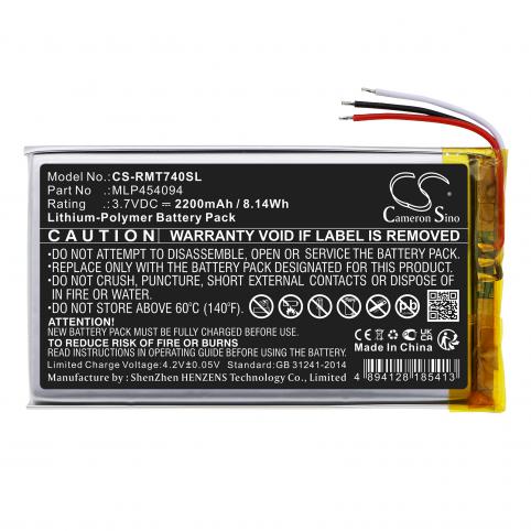 Batteria  rand mcnally mlp454094 tnd-740