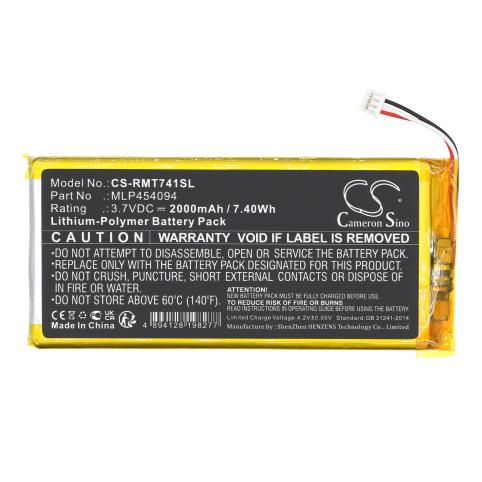 Batteria  rand mcnally mlp454094 tnd-740c