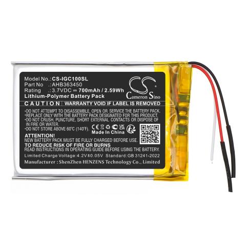 Batteria  igpsport ahb363450 bsc100