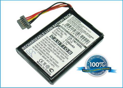 Batteria gps tomtom go 750 live