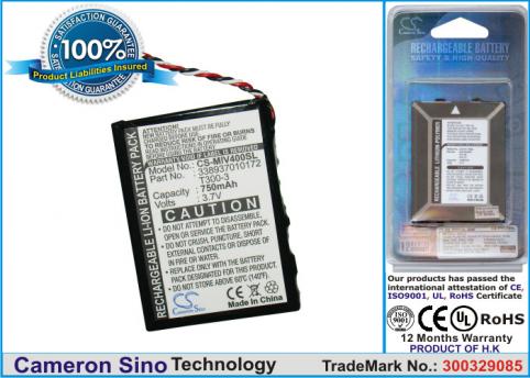 Batteria gps mitac mio mio moov 405