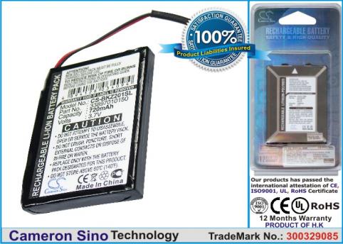 Batteria gps becker traffic assist z201