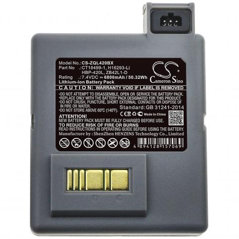 Batteria  zebra ct18499-1 p4t