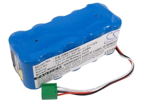 Batteria medico hellige monitor dash 2000